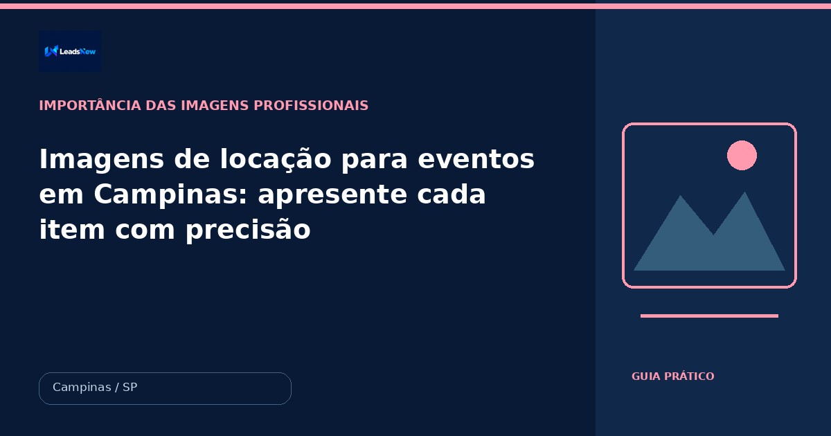 Imagens de locação para eventos em Campinas: apresente cada item com precisão