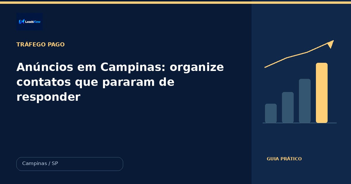 Anúncios em Campinas: organize contatos que pararam de responder